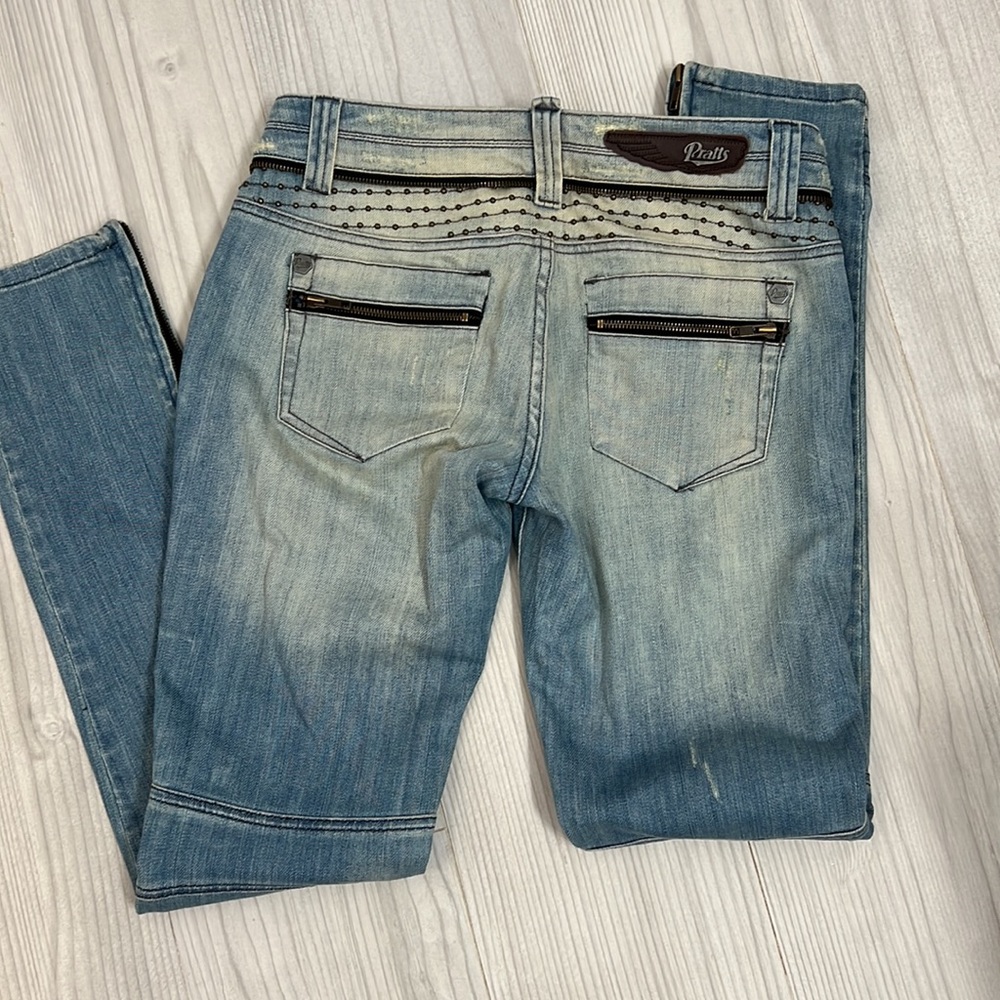 Pratt’s Motor spirit Motorcycle Skinny Jeans 30